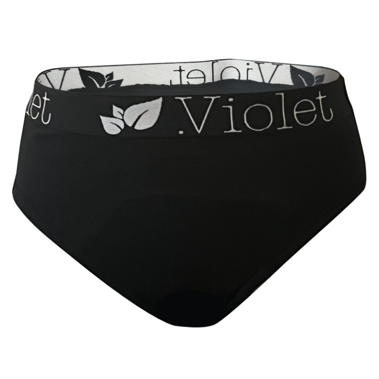 Culotte menstruelle Lavable S à 3XL 100 coton .Violet
